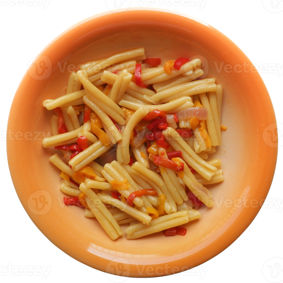 pasta with peppers transparent PNG
