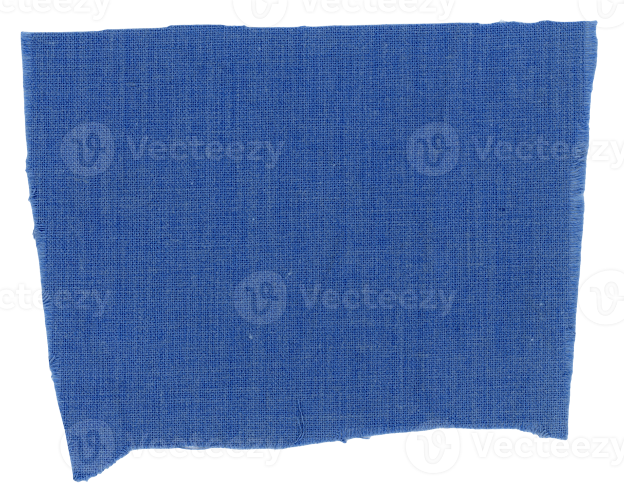 blue cotton fabric swatch transparent PNG