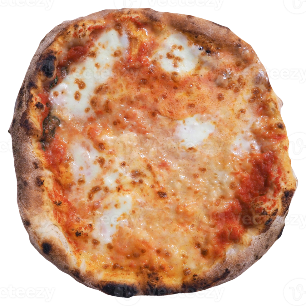 margherita pizza gebackenes essen transparent png