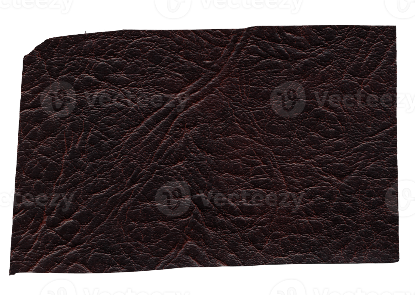 dark brown leatherette sample transparent PNG