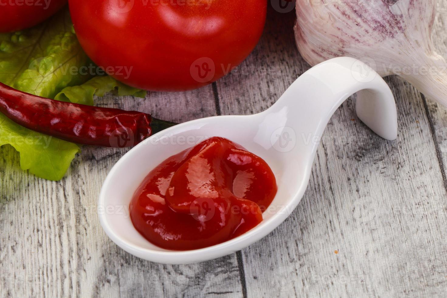 salsa de tomate foto