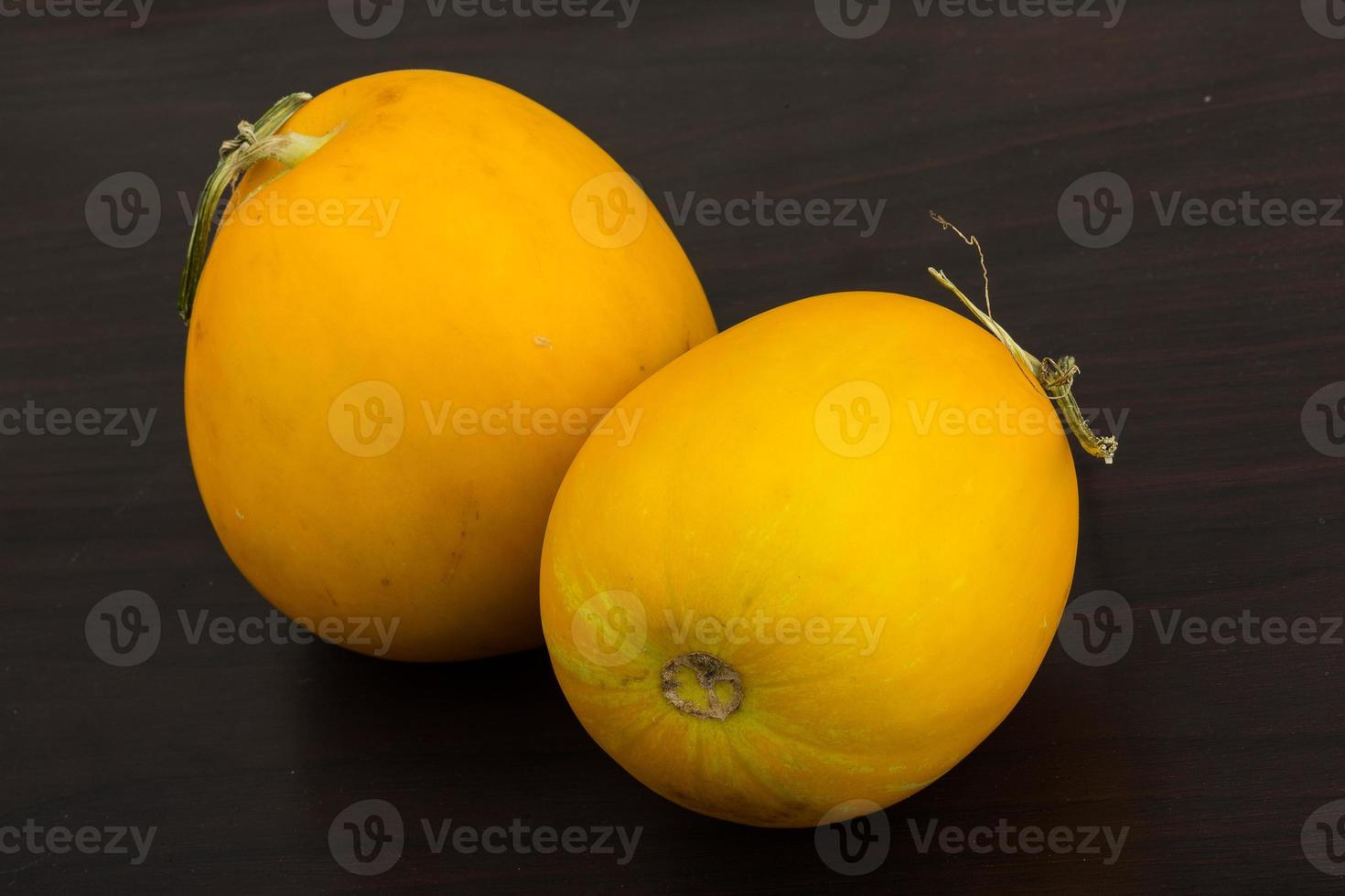 Small yellow melon photo