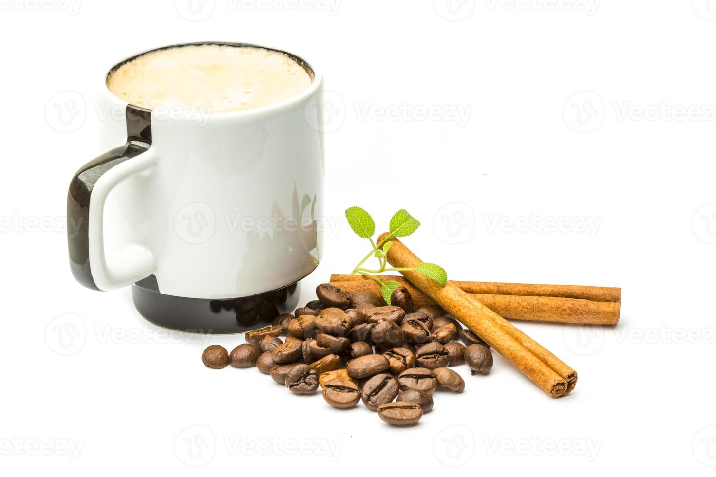 Coffee witn cinnamon photo