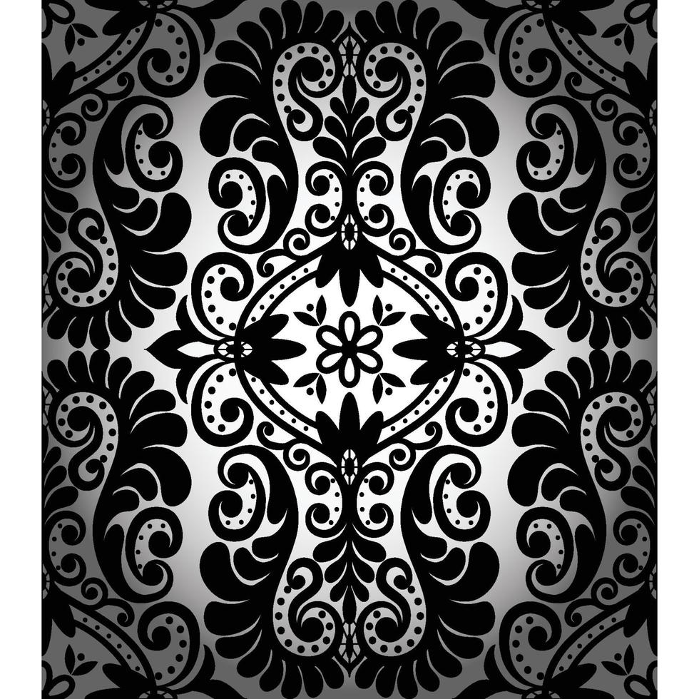 Seamless white floral lace pattern vector