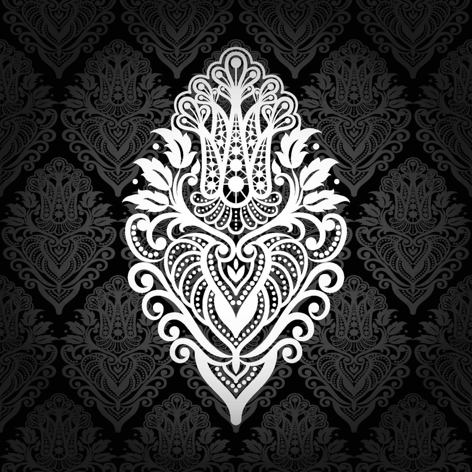 Seamless damask pattern 8543603 Vector Art at Vecteezy
