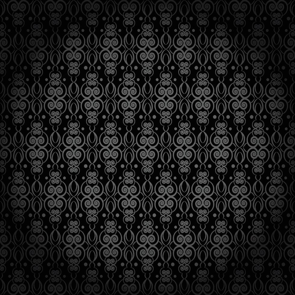 Vector vintage damask pattern design
