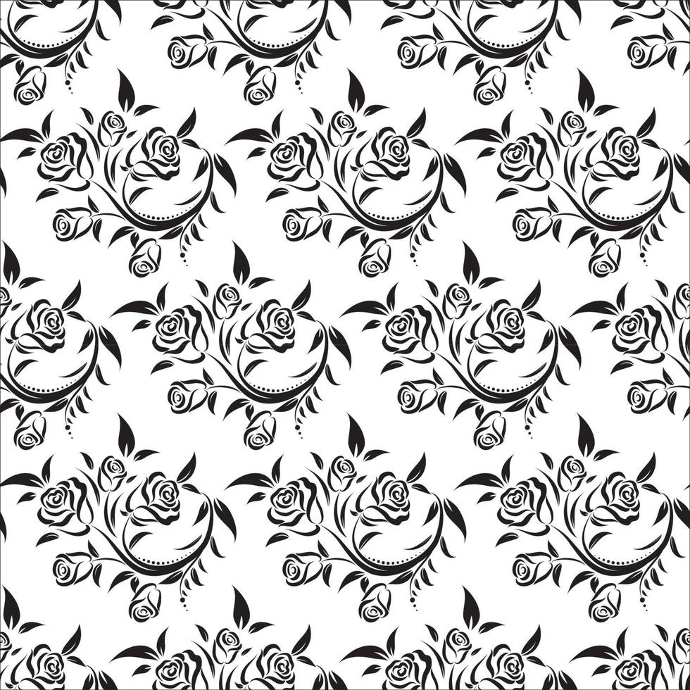 Flower pattern vector