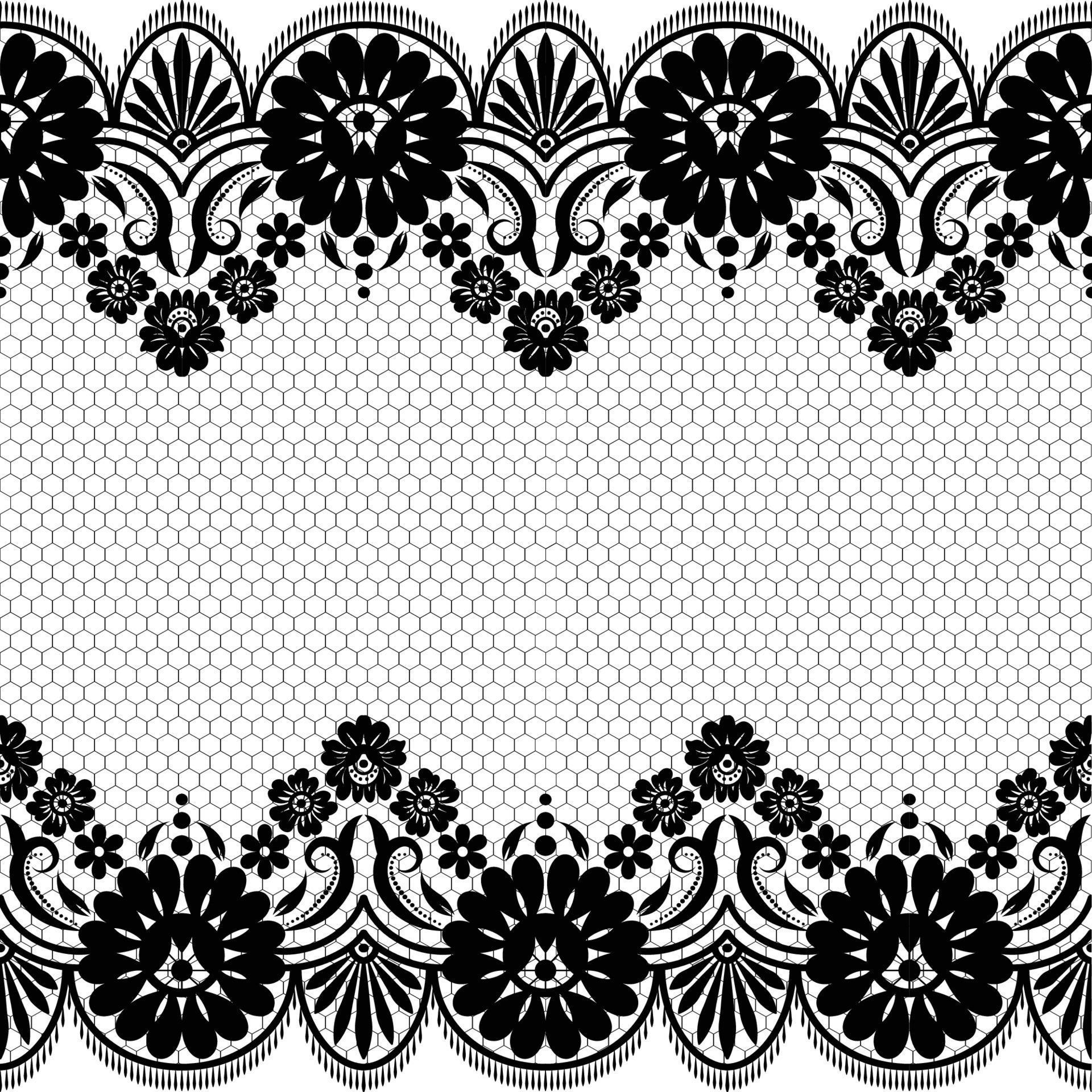 Seamless white floral lace pattern 8543772 Vector Art at Vecteezy