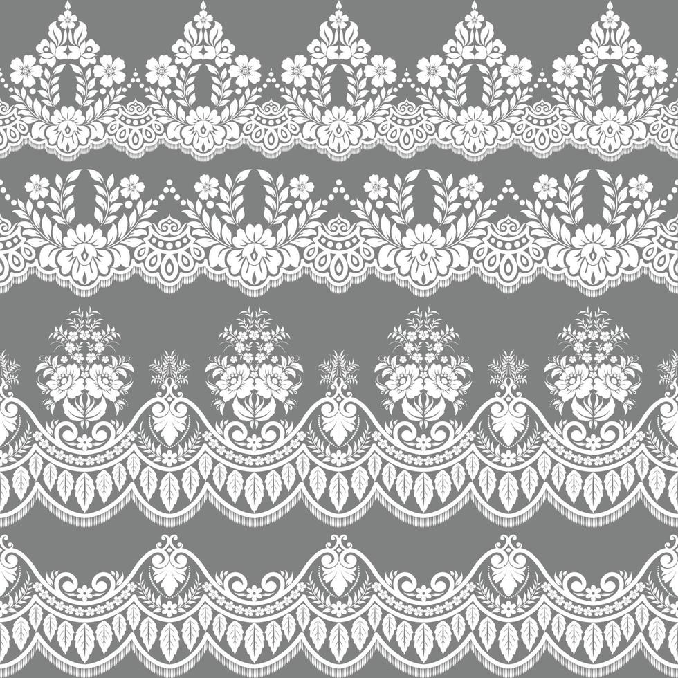 Lace Borders. Vertical Seamless Pattern. 8543879 Vector Art at Vecteezy