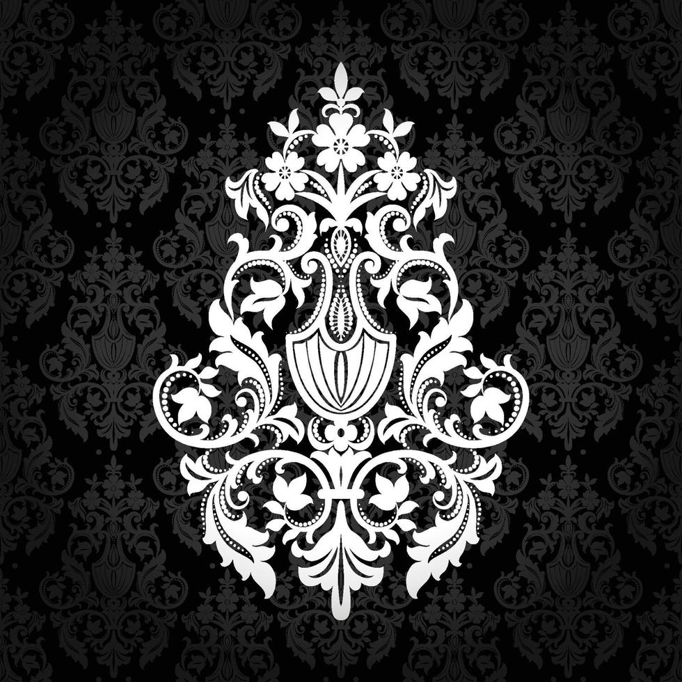 Seamless Damask Pattern vector