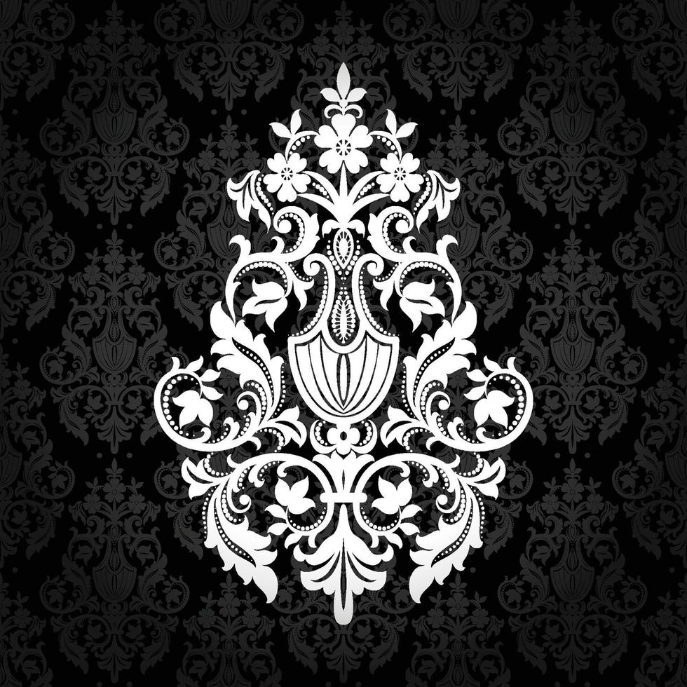 Seamless Damask Pattern vector