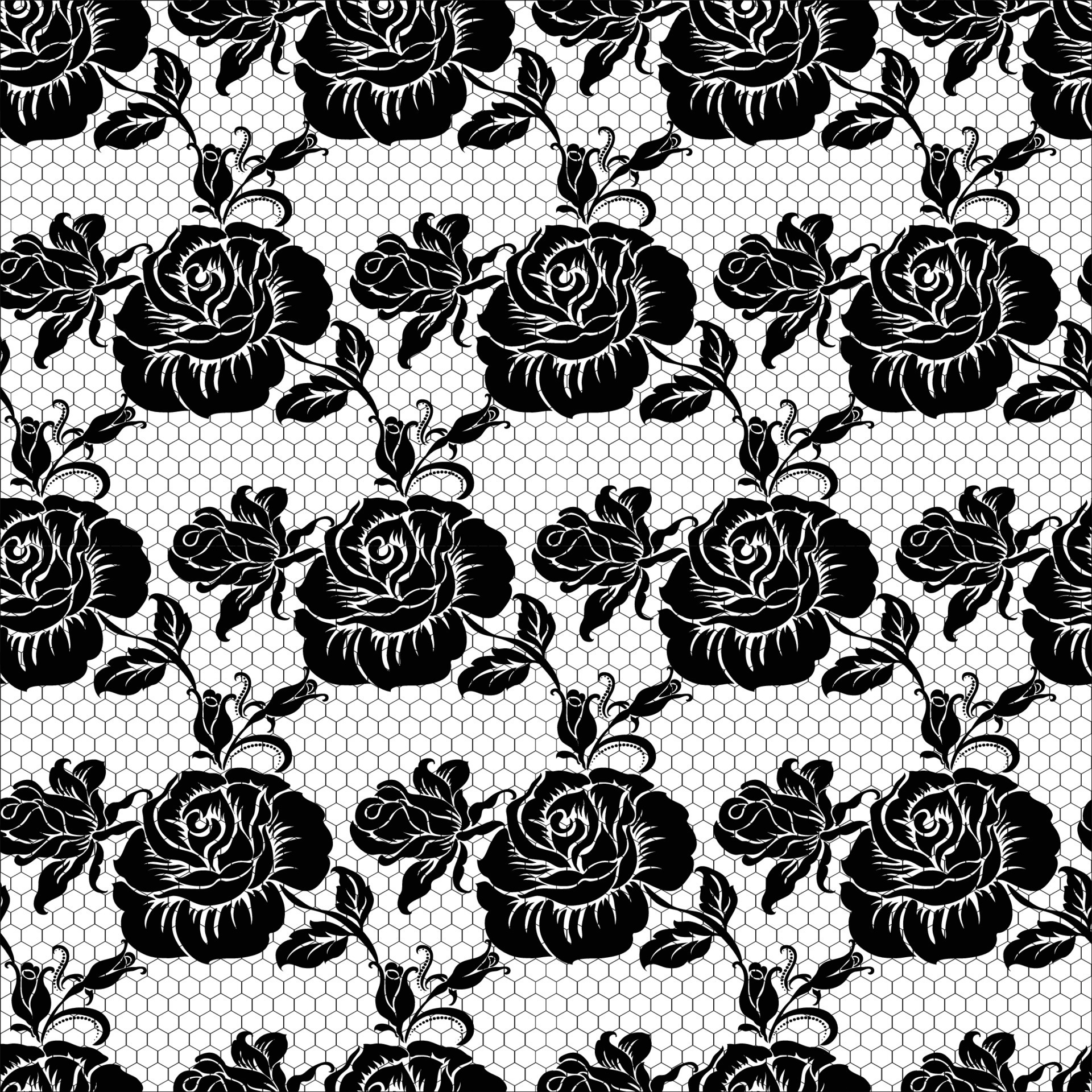Seamless flower lace pattern 8544000 Vector Art at Vecteezy