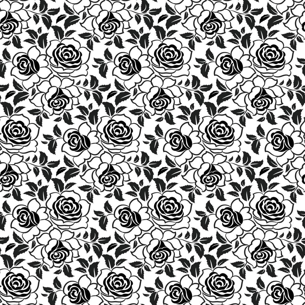 Flower pattern vector