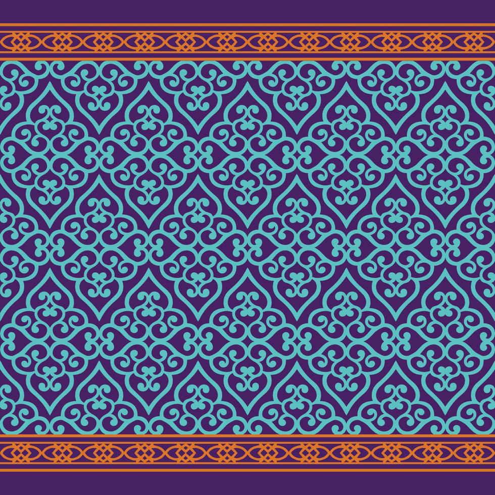 seamless damask pattern vector