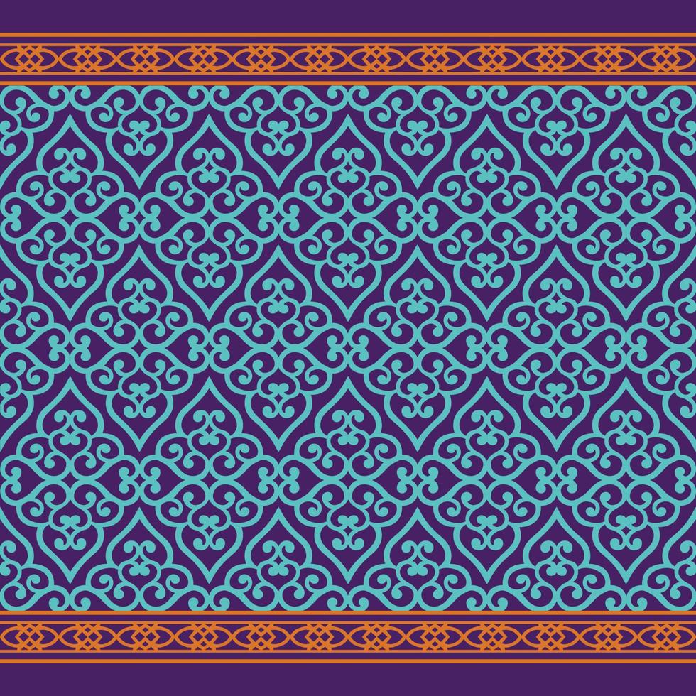 seamless damask pattern vector