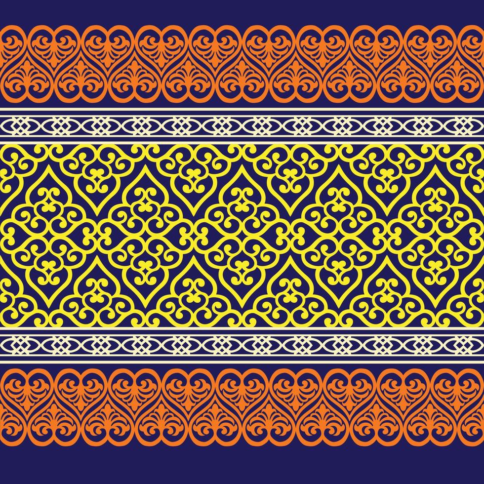 seamless damask pattern vector