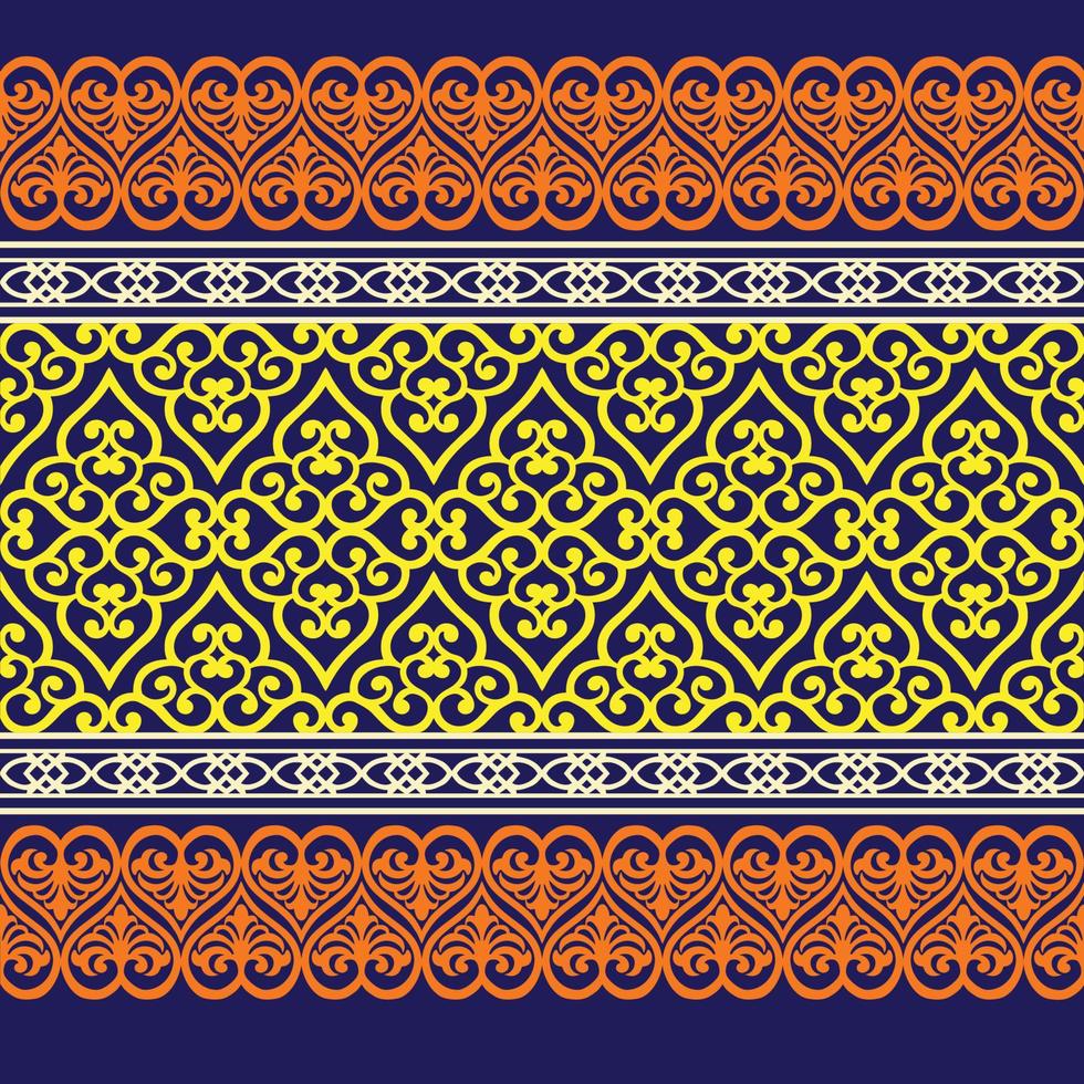 seamless damask pattern vector