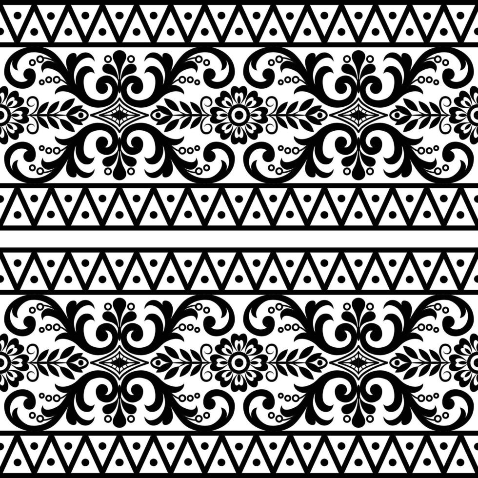Seamless Damask Pattern vector