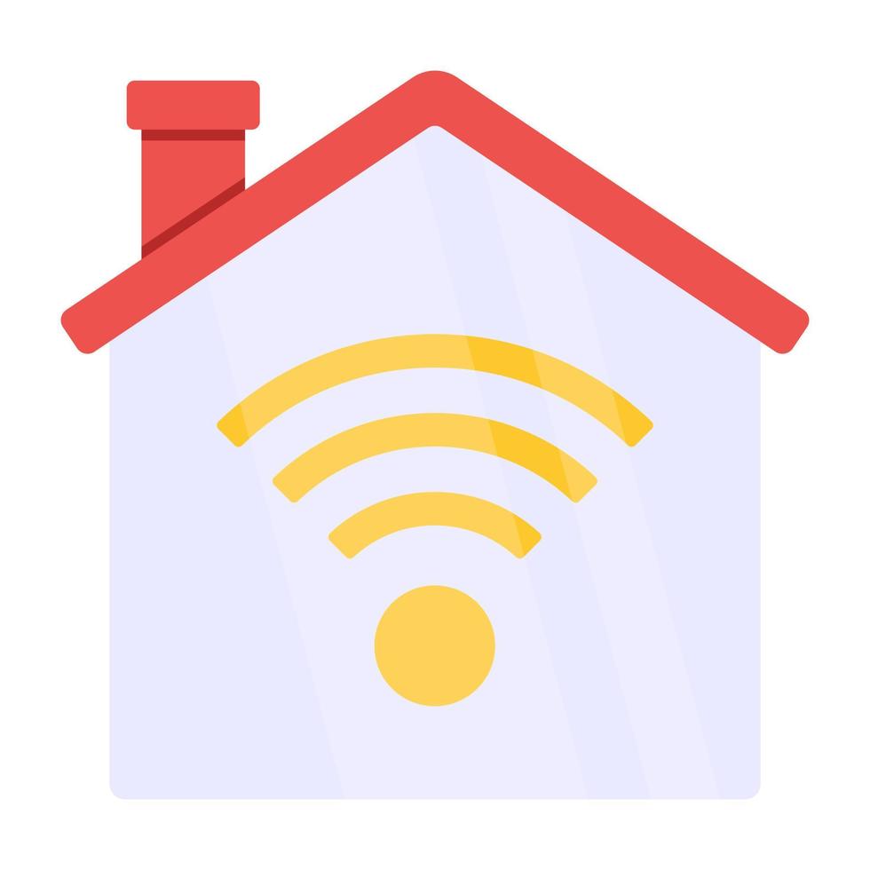 Unique design icon of smarthome vector