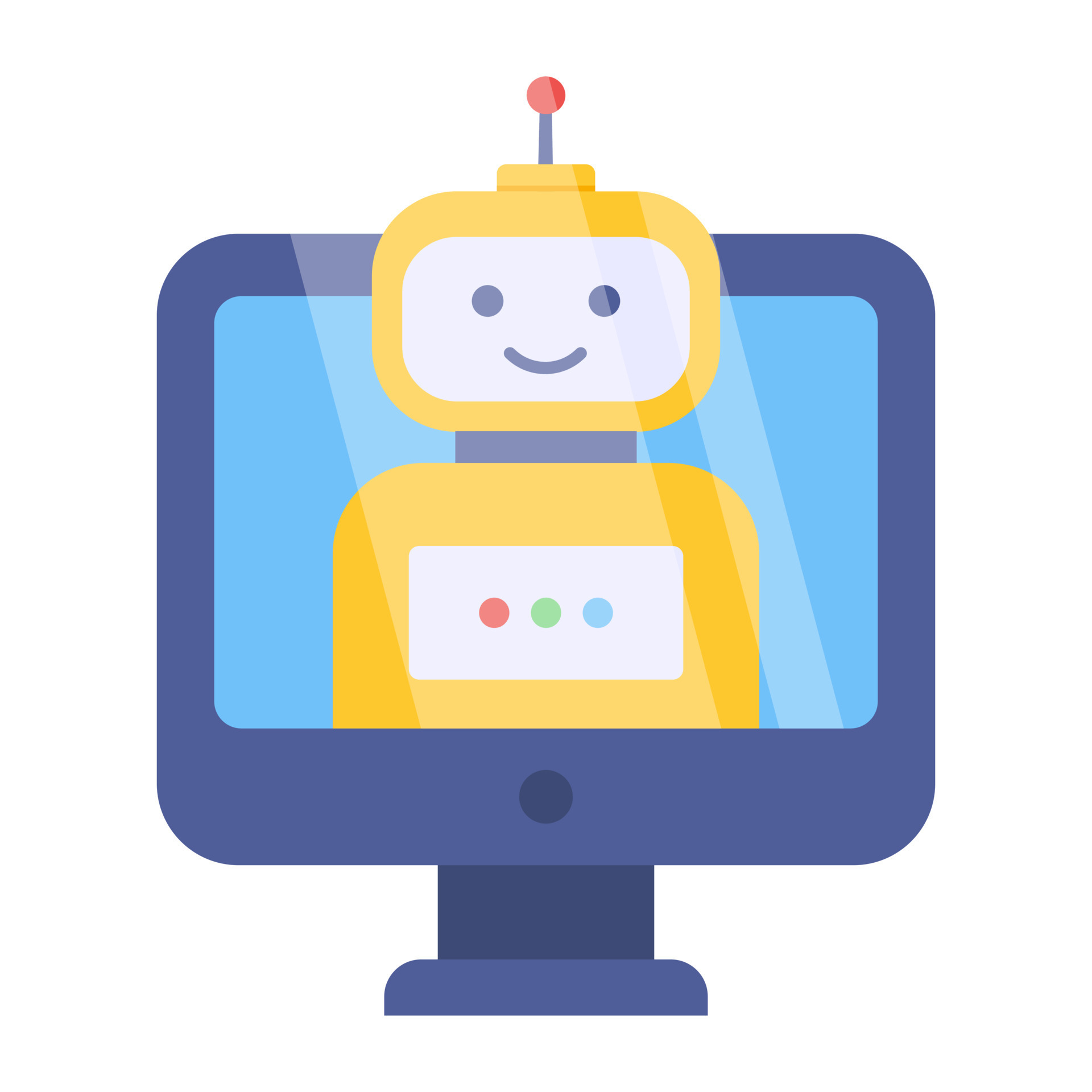 Editable design icon of computer bot 8544357 Vector Art at Vecteezy