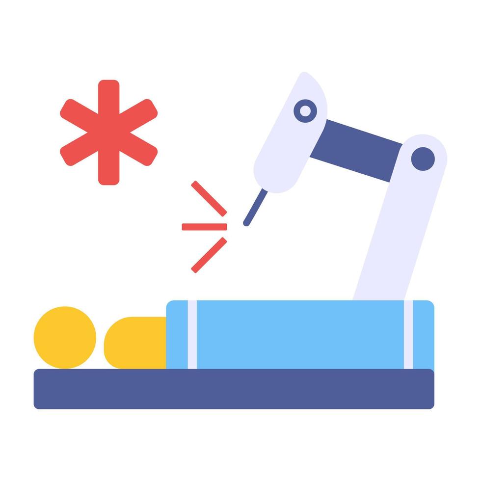 Perfect design icon of medical robot vector