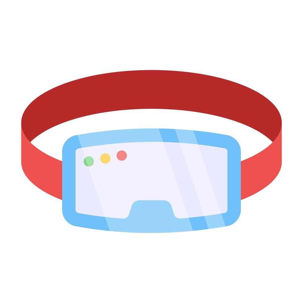 Modern design icon of 3d goggles vector