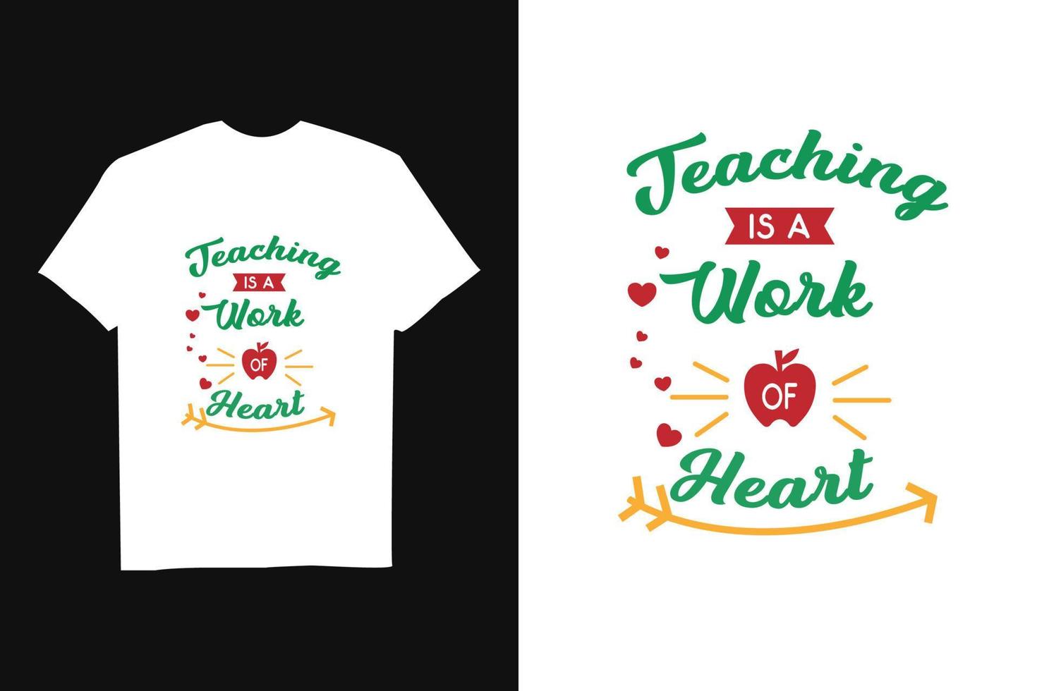 Happy teachers day t shirt design vector