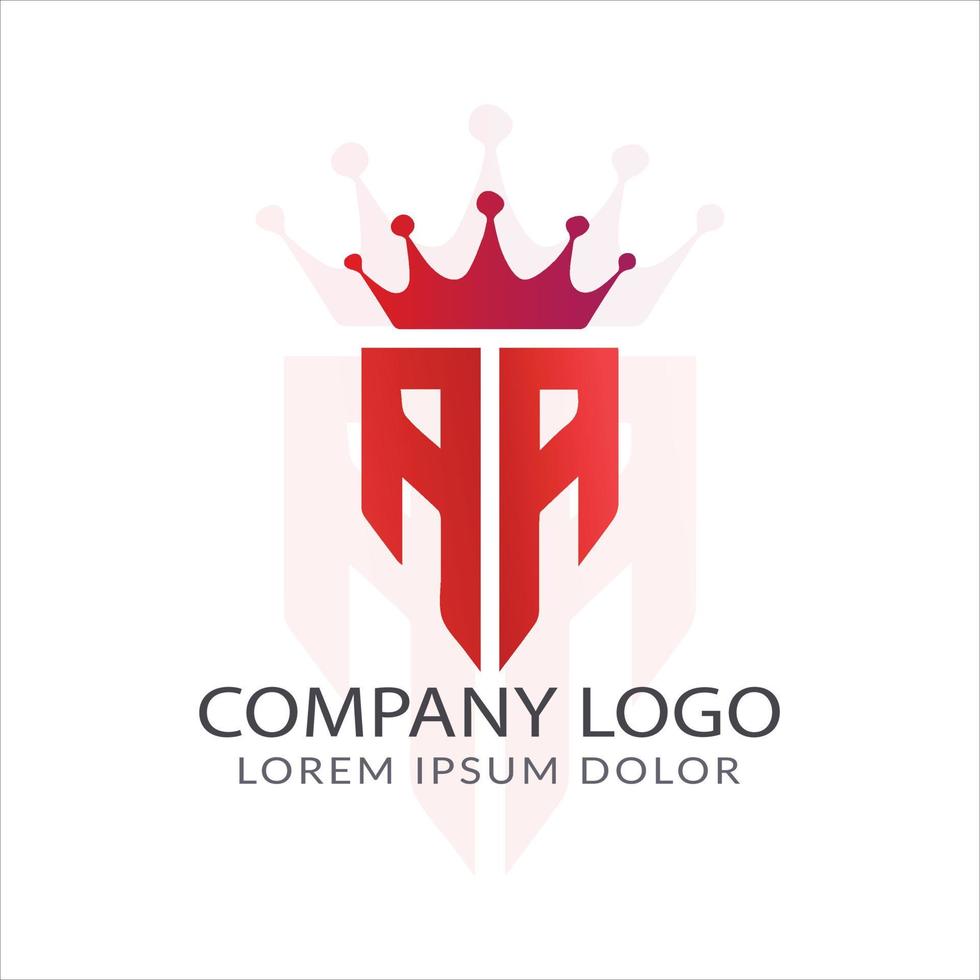 letra a diseño de logotipo vector