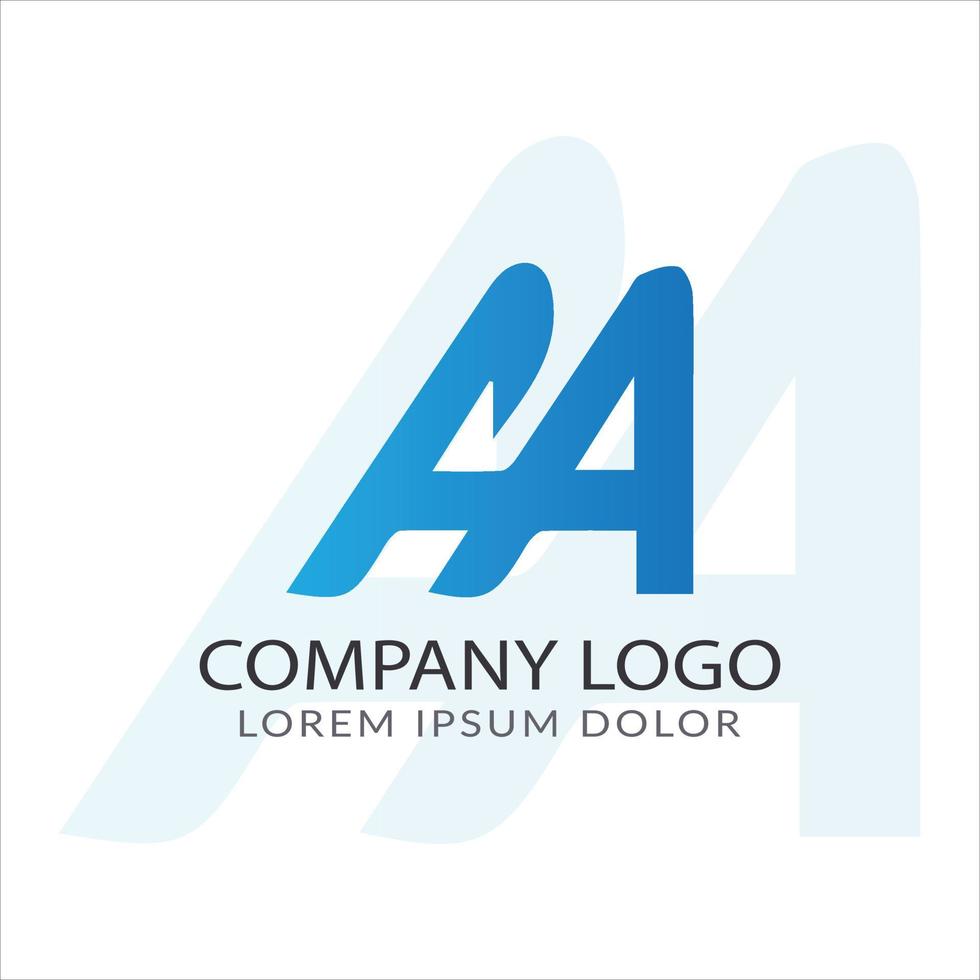 letra a diseño de logotipo vector