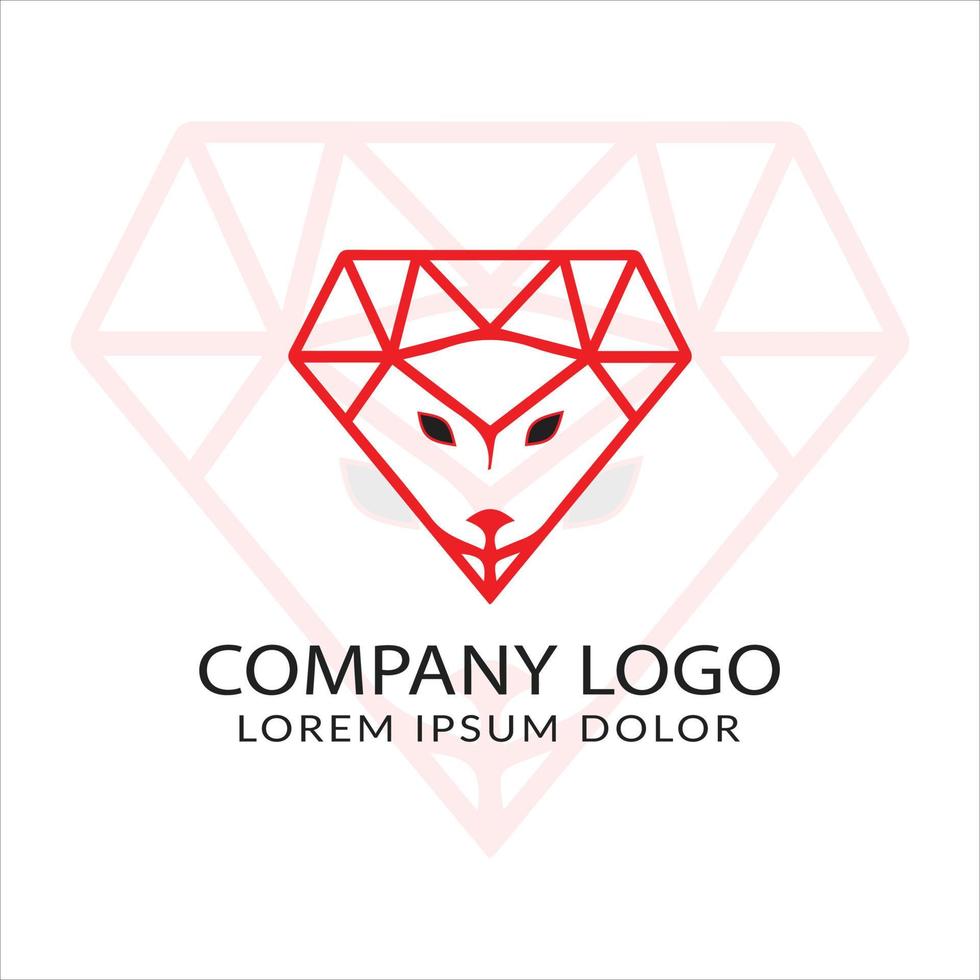 Modern logo branding design vector