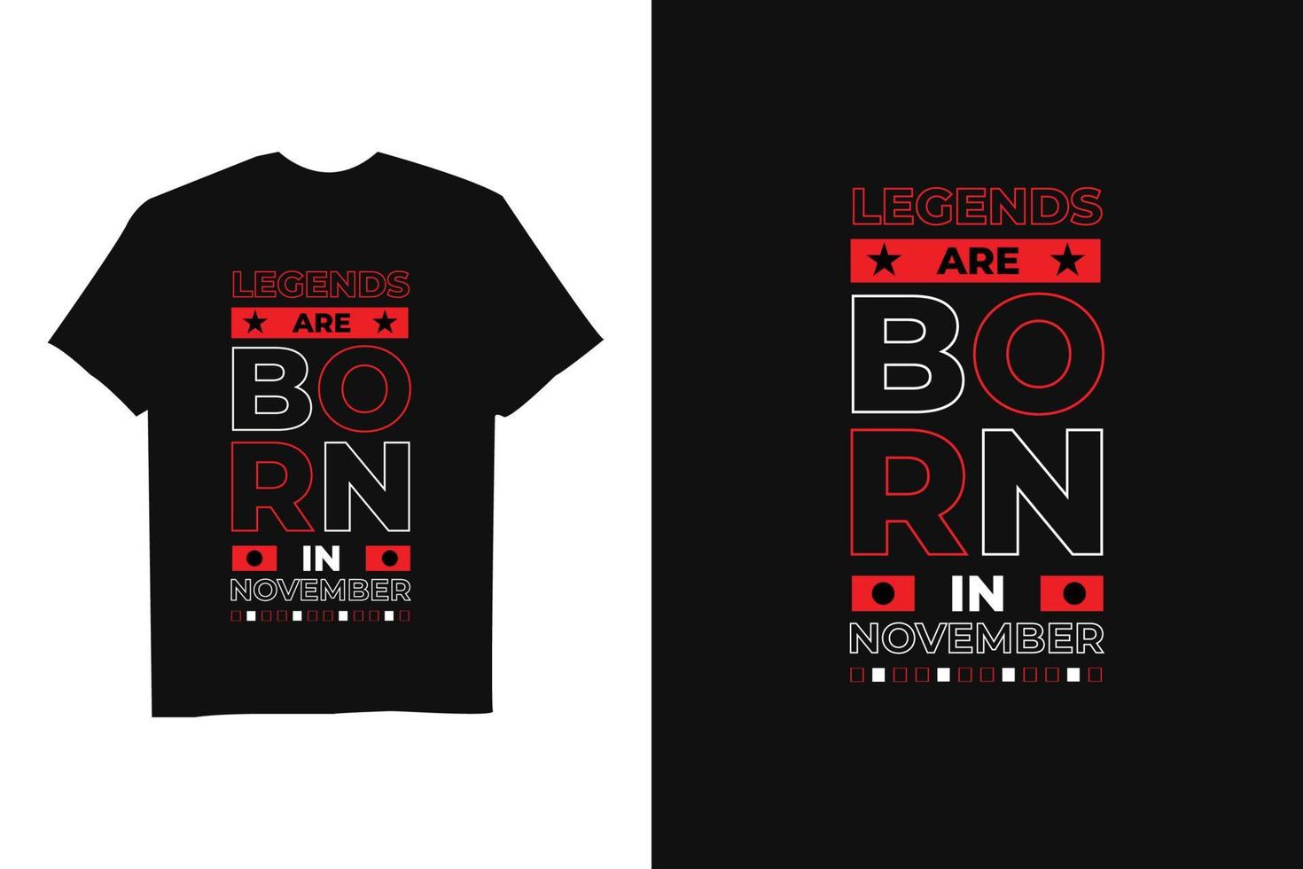 Black Modern Inspirational Quote T Shirt design vector