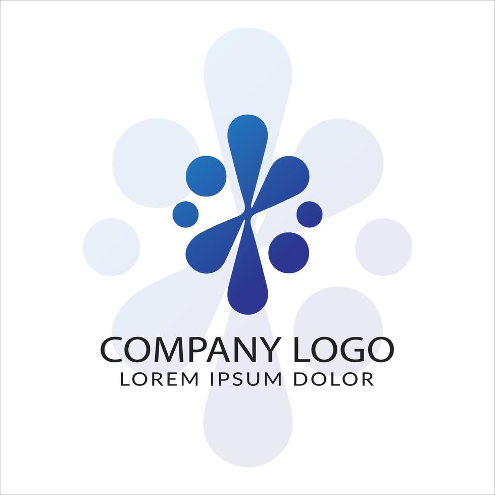 Modern logo branding design vector