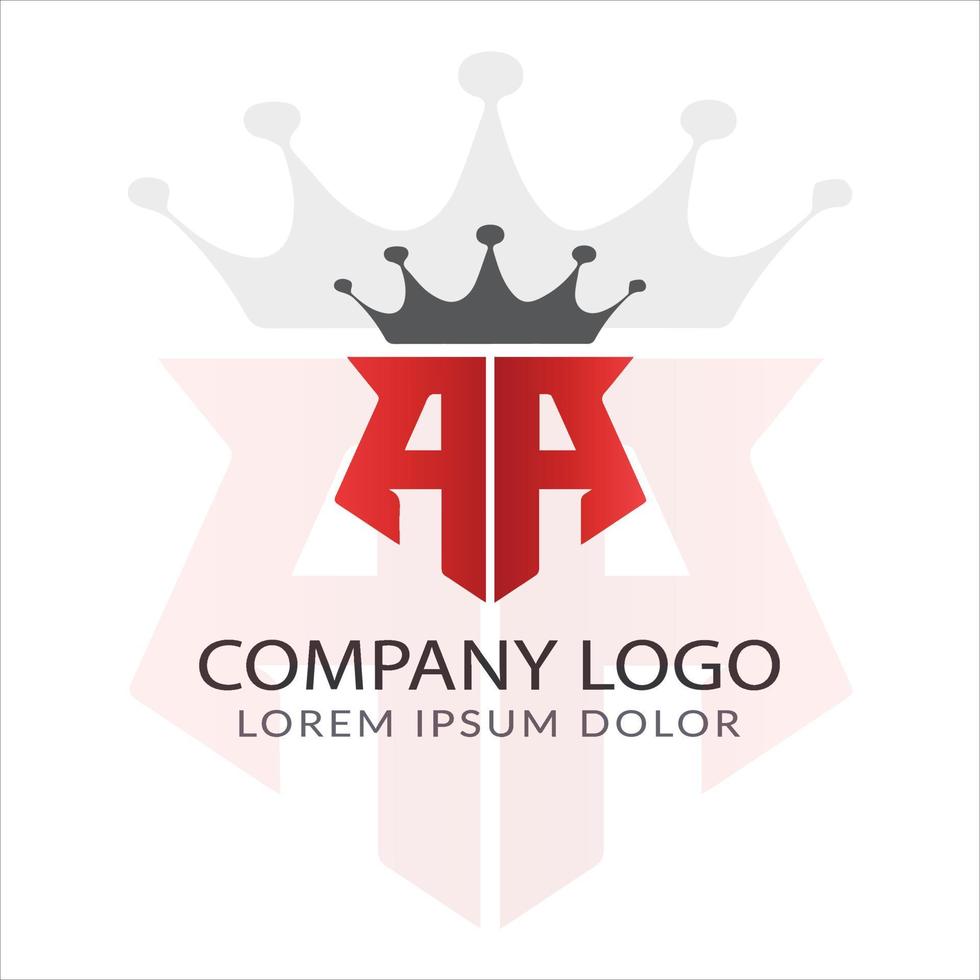 Letter a logo design vector