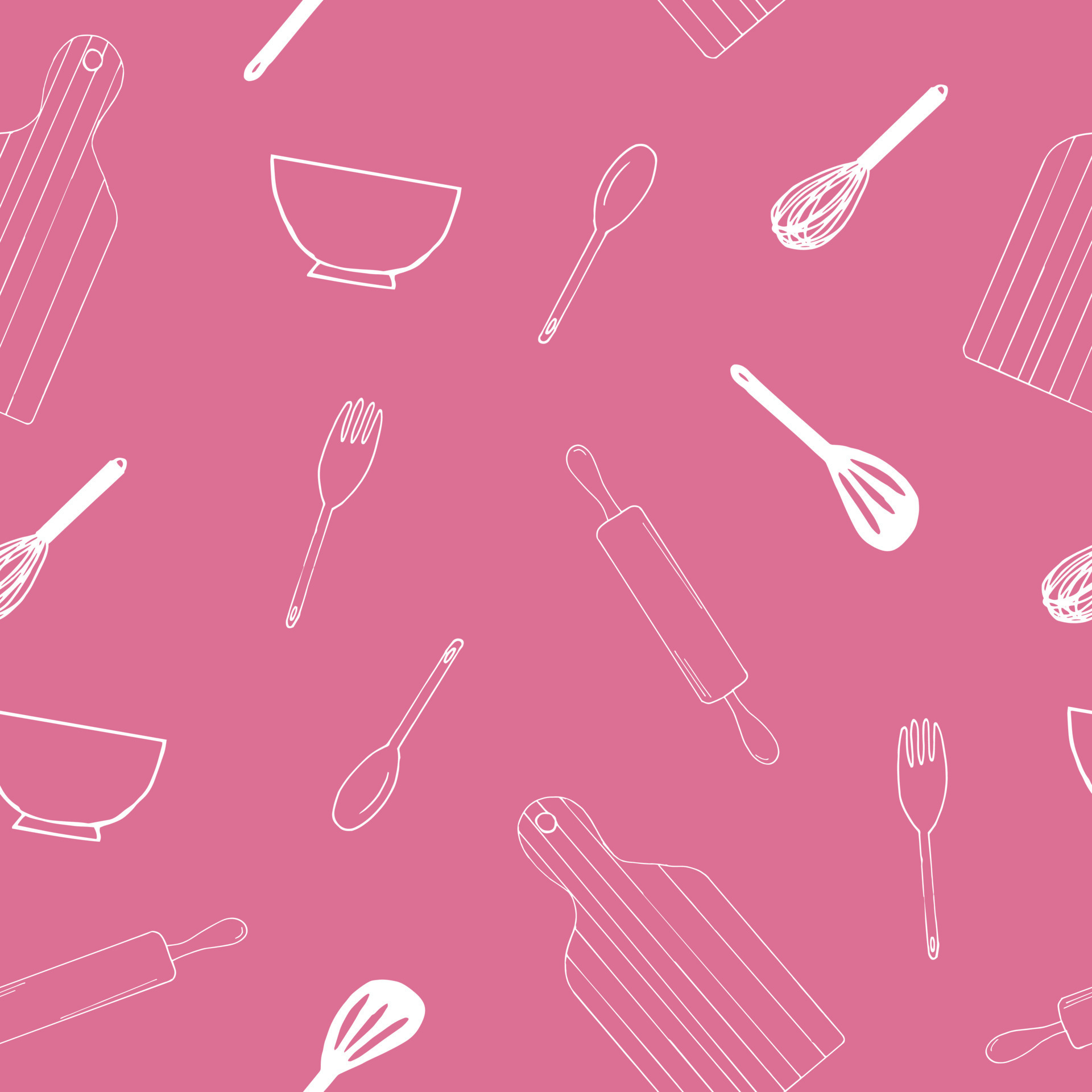 Spoons Fabric Wallpaper and Home Decor  Spoonflower