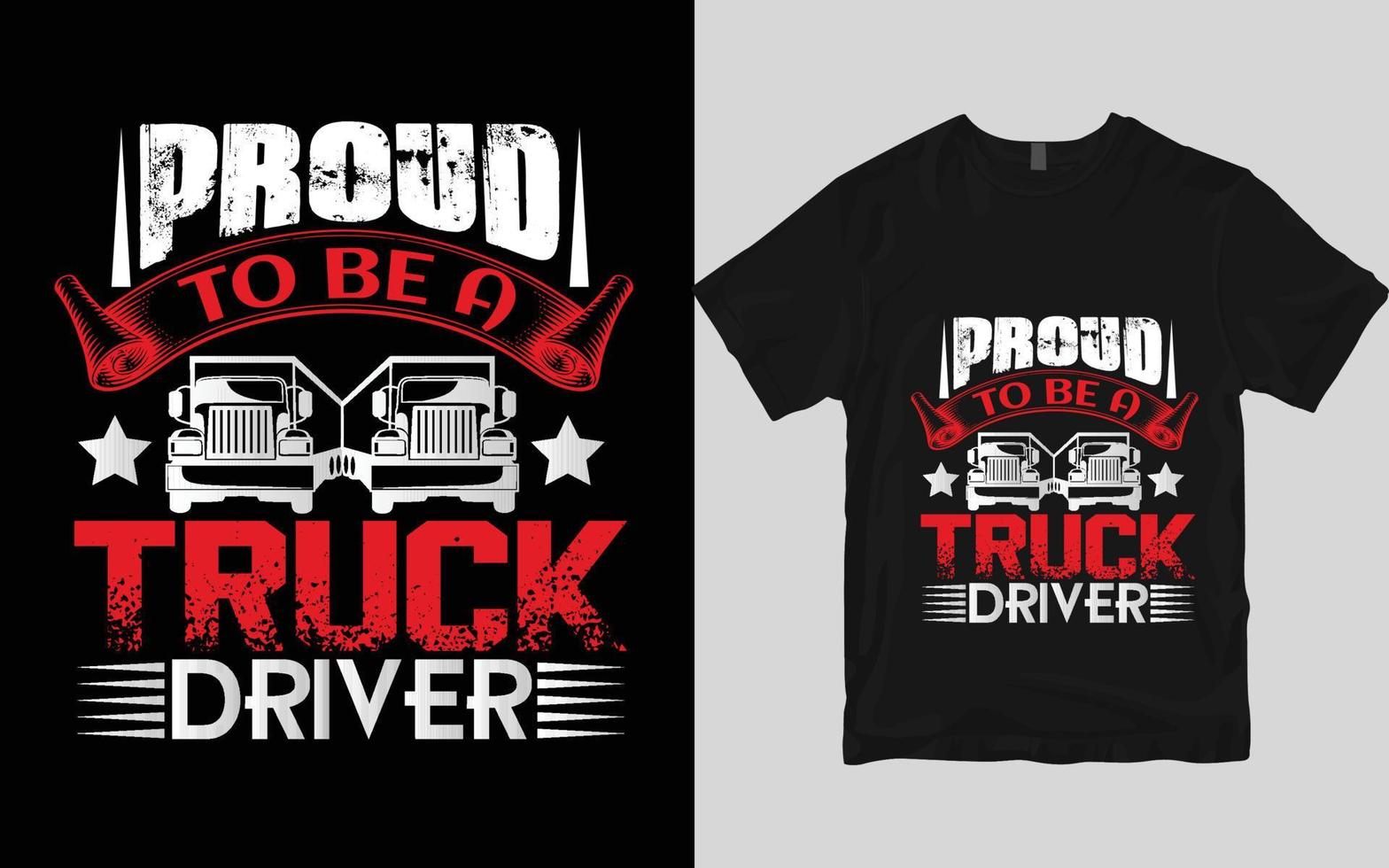 Truck t shirt design vector