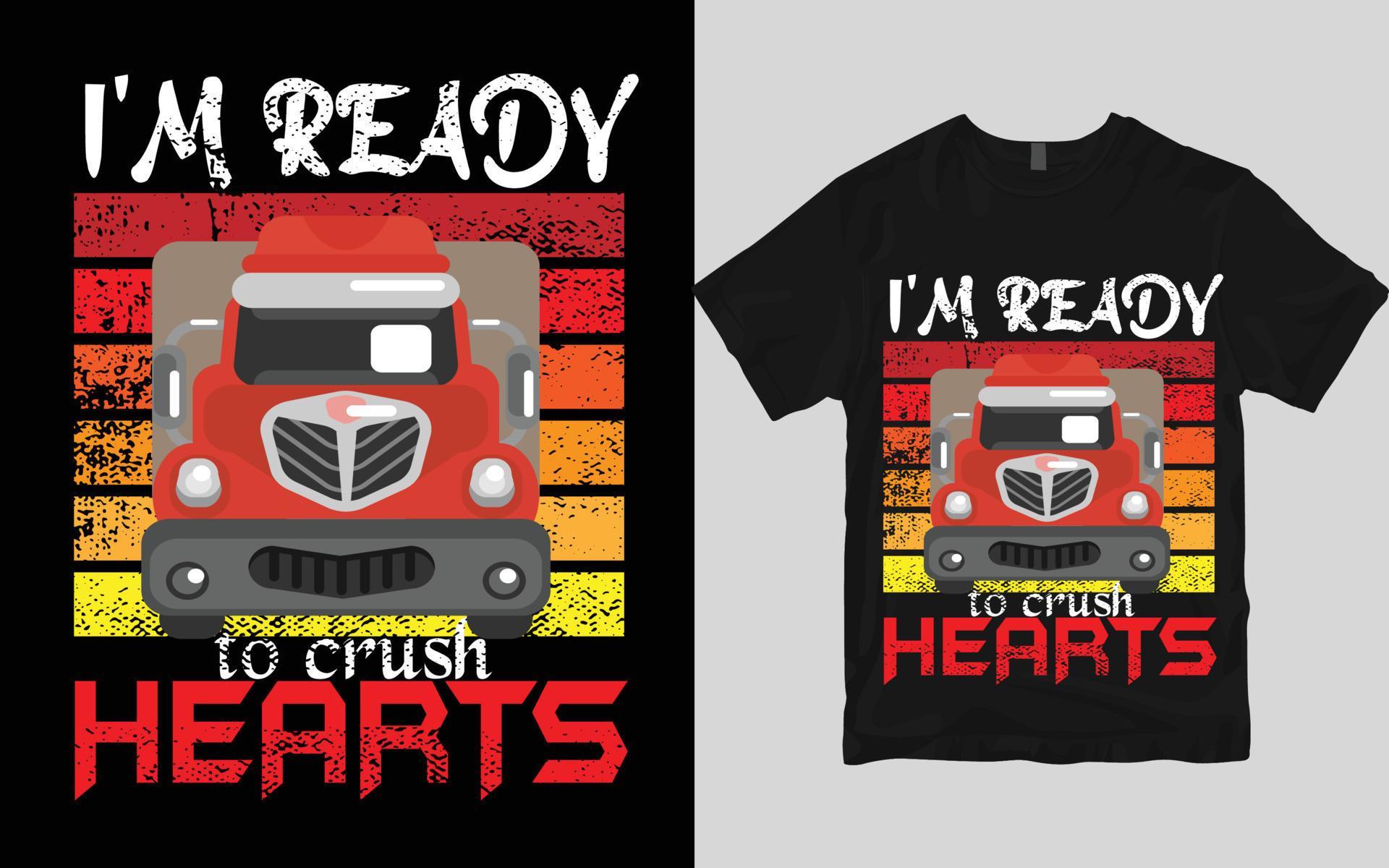 Truck t shirt design 8545398 Vector Art at Vecteezy
