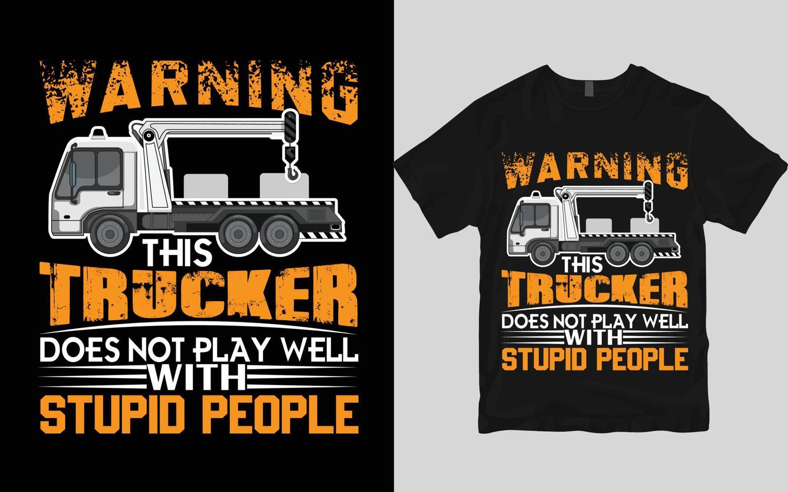 Truck t shirt design vector