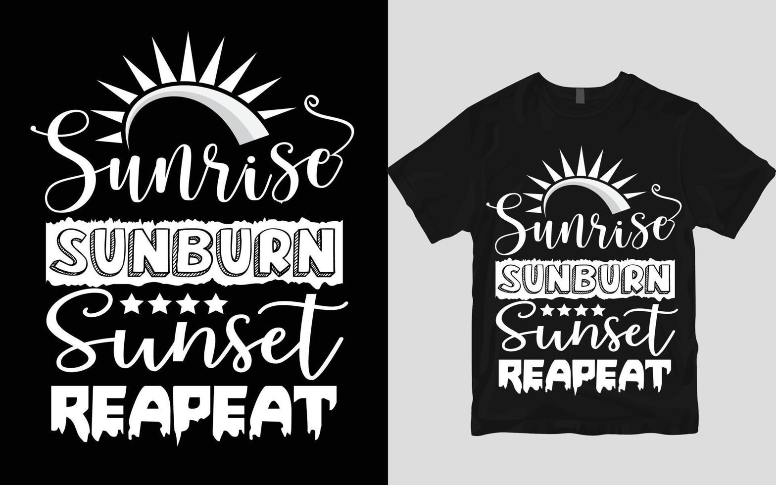 Summer t shirt design vector
