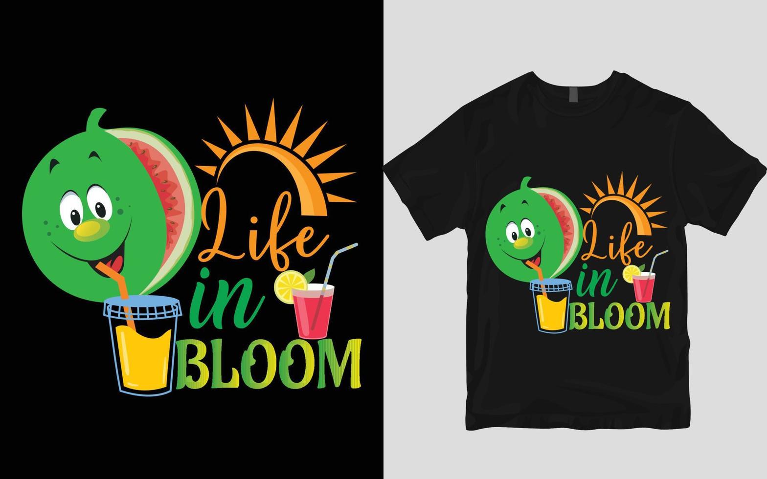 Summer t shirt design vector