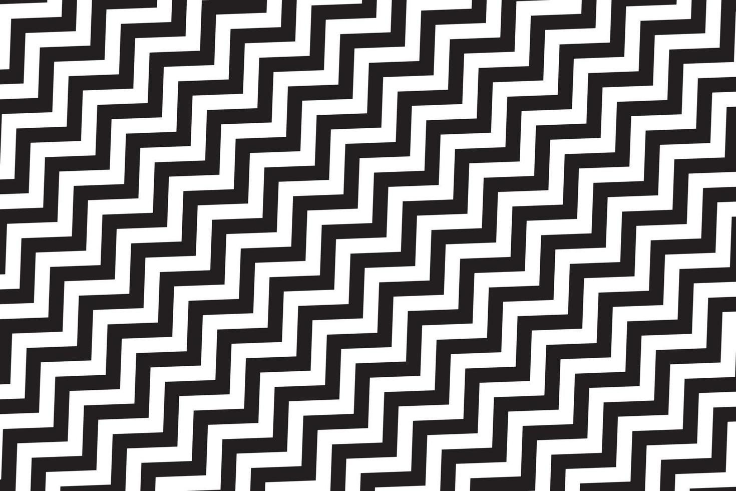 Zigzag pattern in white and black. Vector illustration