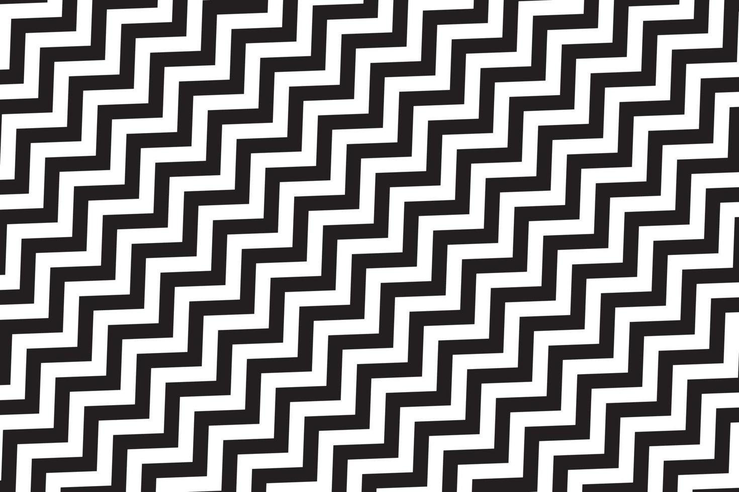 Zigzag pattern in white and black. Vector illustration