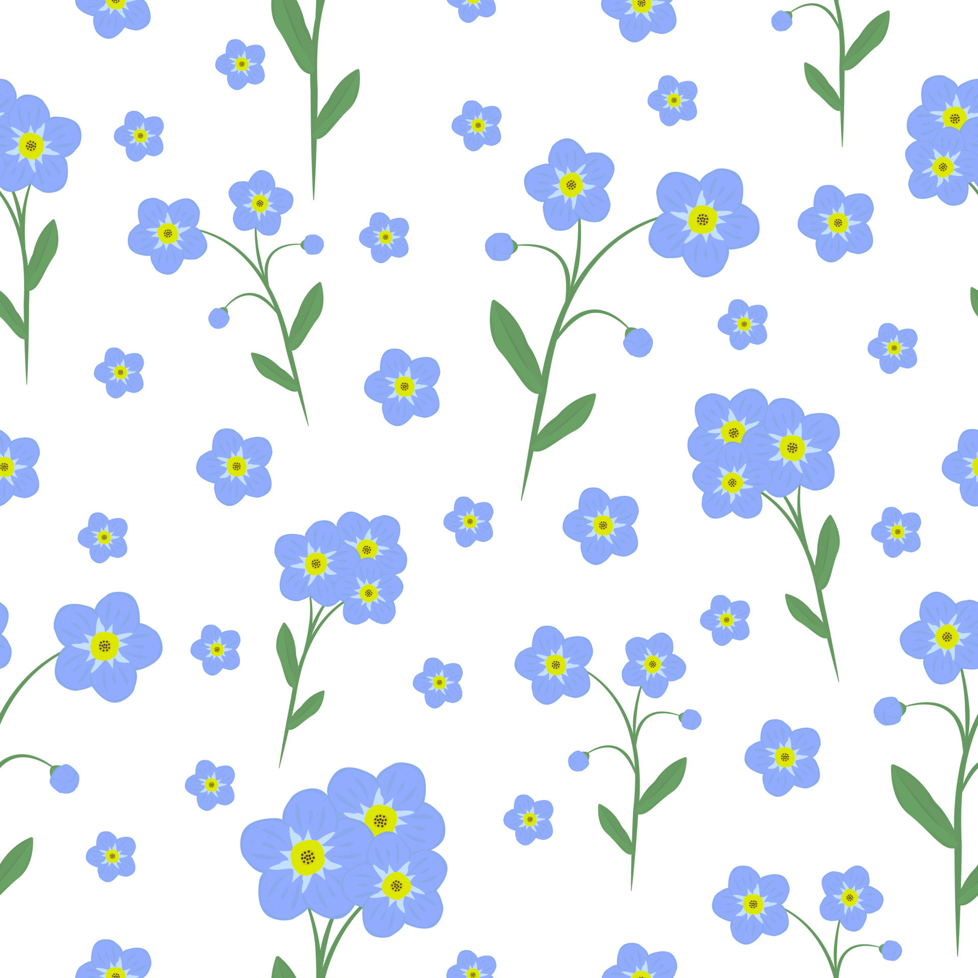 flower seamless pattern 8545967 Vector Art at Vecteezy