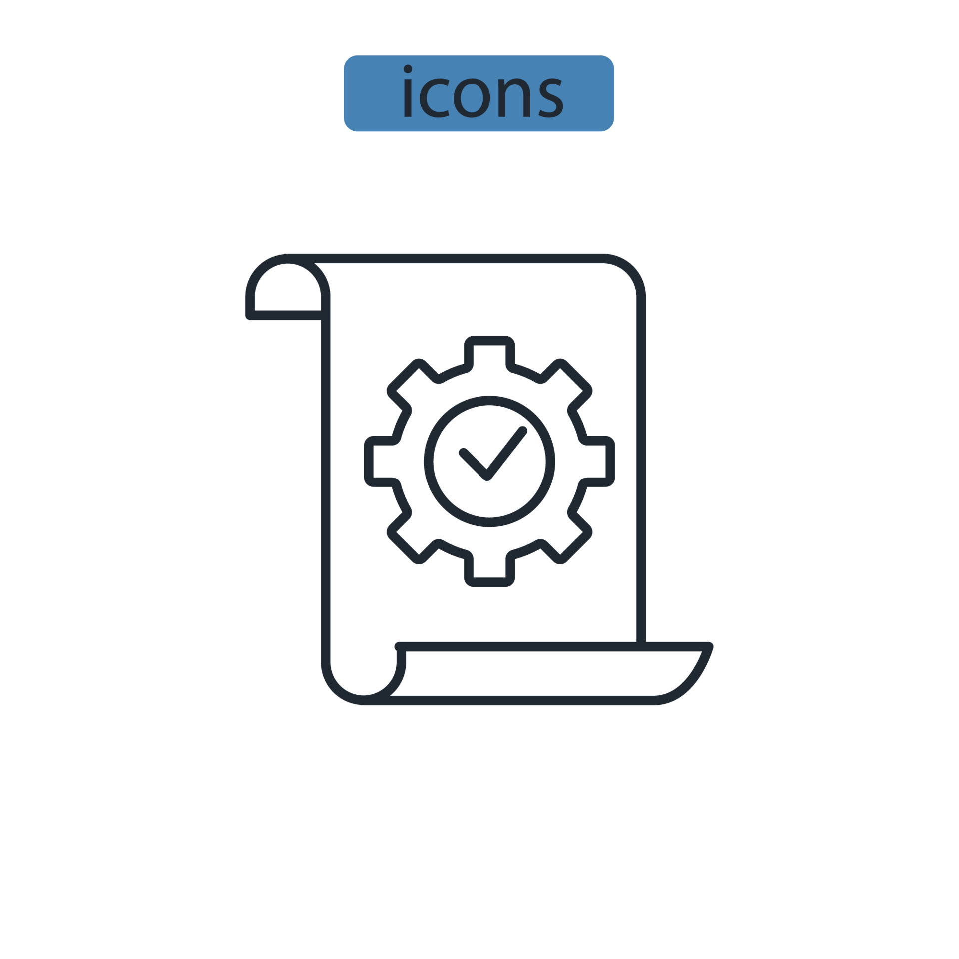 Procedure icons symbol vector elements for infographic web 8546001 ...
