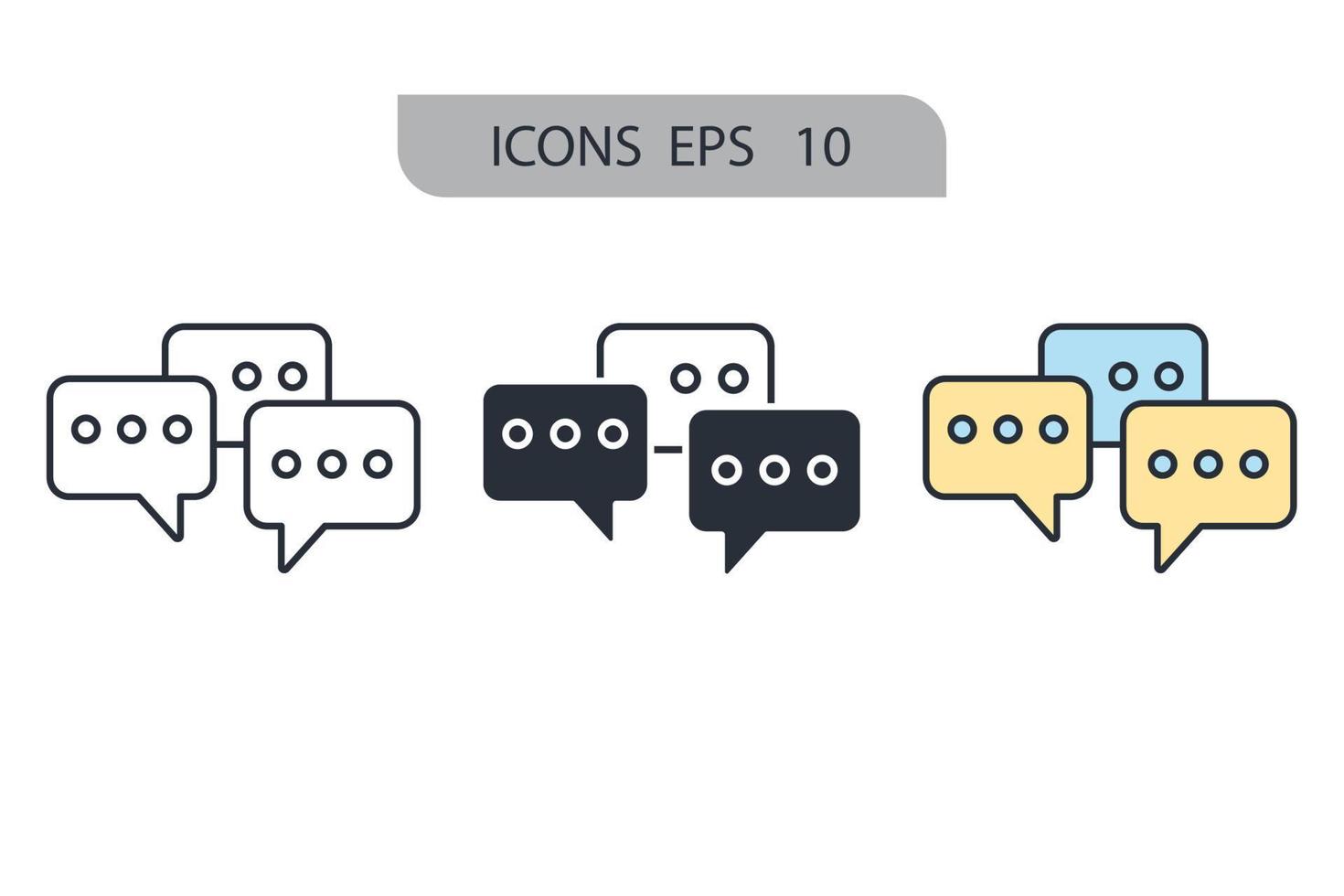 communication icons  symbol vector elements for infographic web