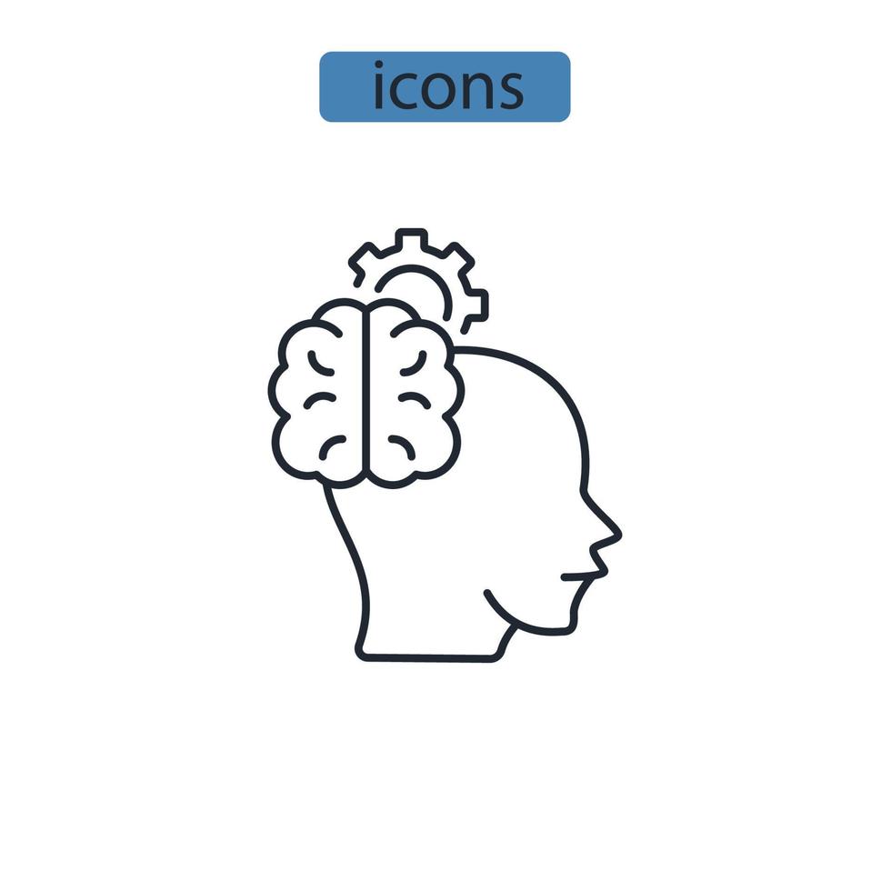 rational icons  symbol vector elements for infographic web