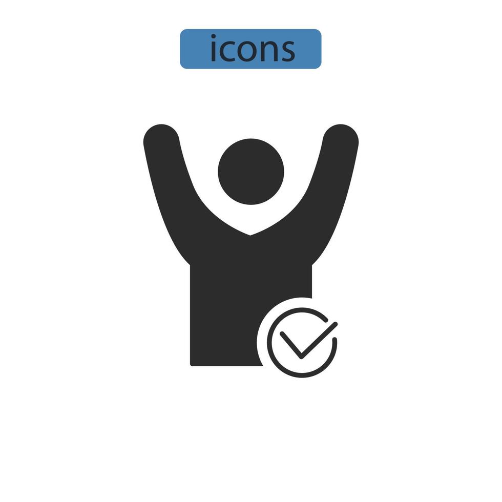 trust icons  symbol vector elements for infographic web