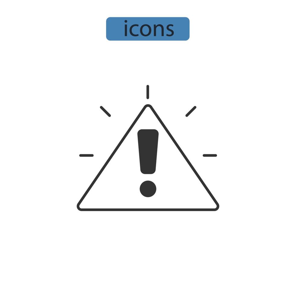 incident icons  symbol vector elements for infographic web