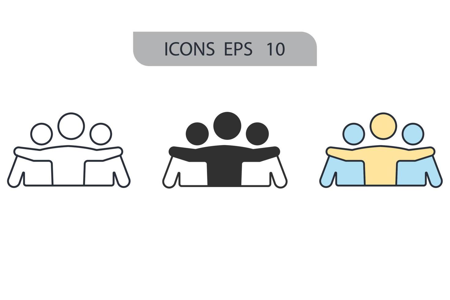 empathy icons  symbol vector elements for infographic web
