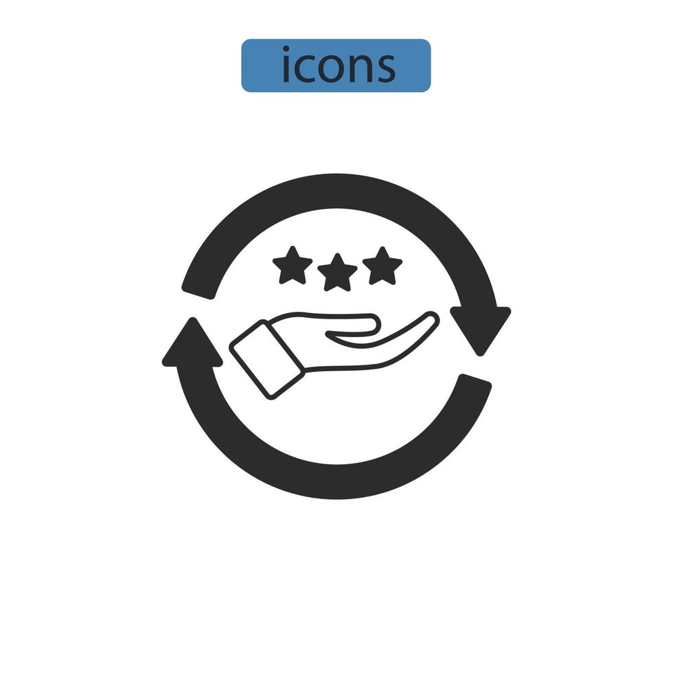 Values icons  symbol vector elements for infographic web