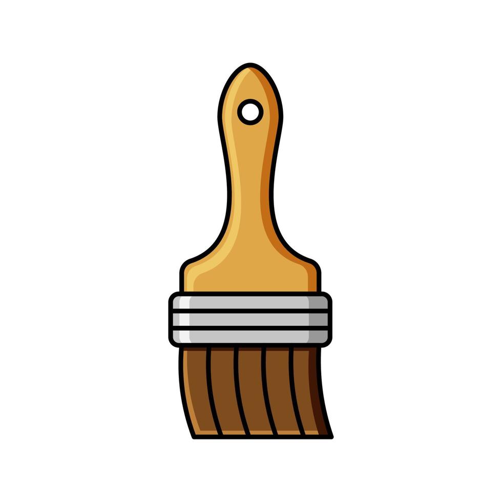 Paint brush icon vector isolated